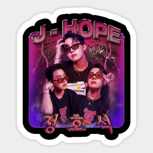 BTS J-HOPE BOOTLEG T-SHIRT Sticker